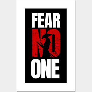 FEAR NO ONE Posters and Art